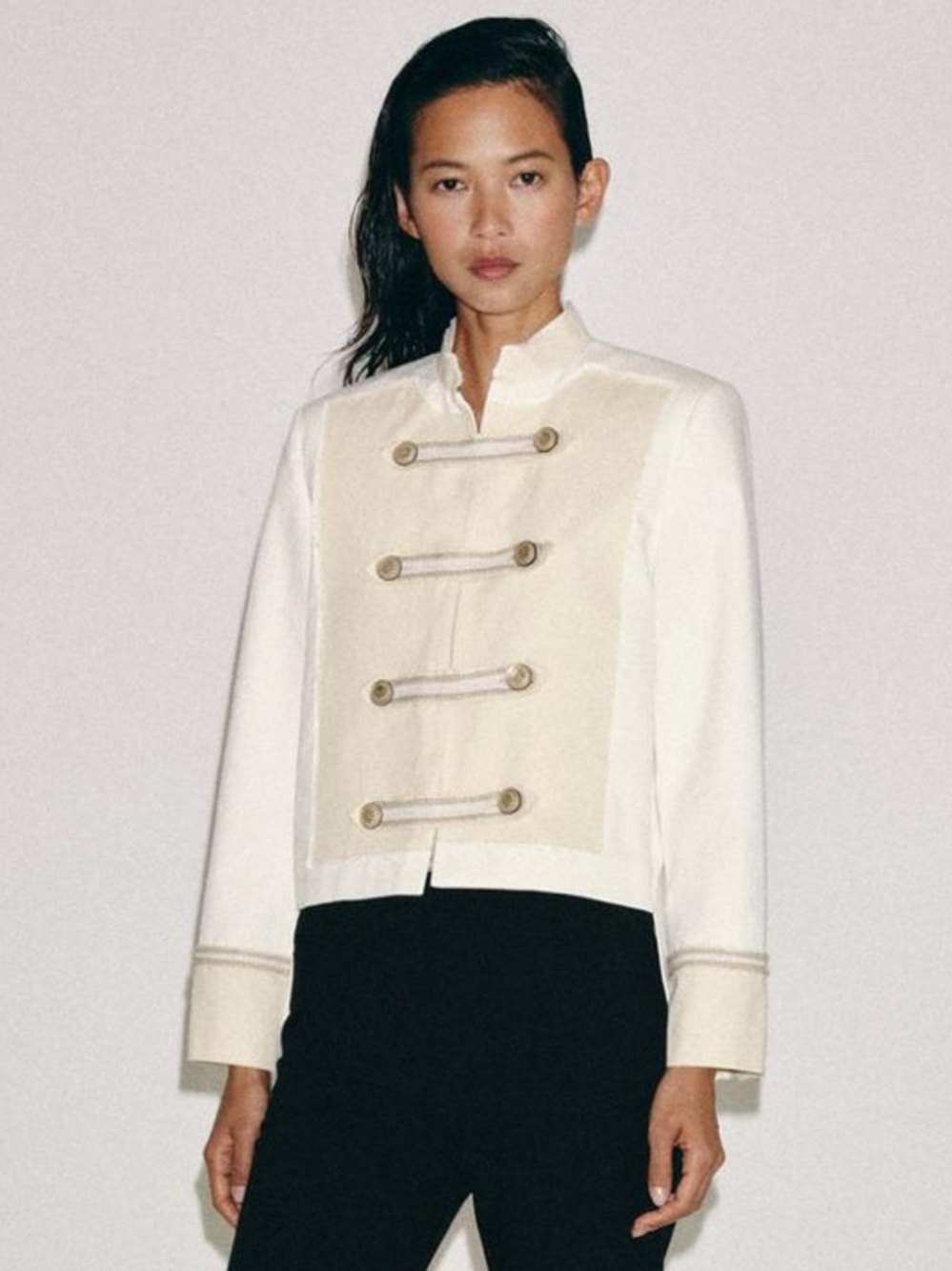 ZARA ZW COLLECTION JACKET WITH BUTTON DETAILS
